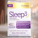 NB Sleep-3 平板电脑( 120平板电脑值包) 10mg Melatonin 时间释放与 L- Theanine 和 Herbal 组合