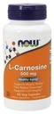 现在食品补充品,L-Carnosine(Beta-Alanyl-L-Histidine)500毫克,健康老化,50维卡普尔