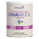 Chiamucil Prebiotic Chia Fiber 补充粉末 – 对于胃口控制与消化健康 – Chia Fiber & Chicory Root (Inulin) – Gluten & Sugar Free, Vegan, Non-GMO, Unfritory - 100 services
