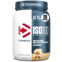 Dymatization ISO100 Whey蛋白蛋白粉溶胶,Gourmet Vanilla, 25g of 蛋白质, 5.5g BCAAs, 少于 120 Cal., Gluten Free, 1g Fat, 1g Sugar, 2g Carb (20 services)