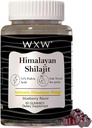 追踪矿物 Shilajit Gummys 蓝莓 Flavor Gummys shilajit 蜂蜜棒 600 MG 75% Fulvic酸实验室测试了60个计数
