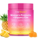 女性亲生药物 Gummys, Vaginal Women Probiotic, Femical balance pH Gummys for Health Odor, Improve Immune, 支持阴道健康, 配有 Slippery Elm(60 Gummys)