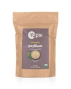 Yupik 有机整体 Husk Pyllium 8.8 Oz (Pack of 6), 95% 纯度,可溶性纤维, USDA认证, 非GMO, Kosher, Gluten-free, 无糖和脂肪, 不受味, 植物