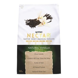 Syntrax Nectar Naturals, All Natural Whey Protein Isolate, Smooth & Creamy, Natural Vanilla, 2 lbs.