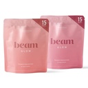 Beam Glow, Hormone Balance for Women, Strawberry Kiwi and Raspberry Bundle, Thyroid Support for Women, Natural Hormone Support Powder with Selenium and Bromelain, PMS Relief, Energy, Hair, Skin Health