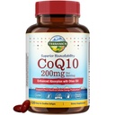 Terranics CoQ10 200mg,Coenzyme Q10,加外维尔京橄榄油用于强化吸收,美国制造,支持心脏健康,抗氧化剂保护,能源生产,非GMO,120软胶