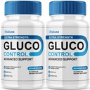(2 Pack) Gluco Control Capsules, GlucoControl Supplement Capsulas Advanced Maximum Strength, Premium Formula for Overall Health & Wellness Blood Support, Gluc Control Pills Vitamins Reviews (120ct)