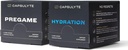 Pregame & Hydrion Bundle – 医生 配制的酒精援助和康复 – 肝脏健康和电解剂,维生素,矿物 – 盒每盒14个包(每盒56个卡普尔)