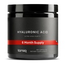 Hyaluronic Acid Supplements – Lab 测试了95%的超高纯度 – 发酵和生物可用维生素C – 第三方实验室测试了360卡普尔