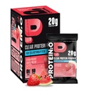 蛋白质2o 20g Whey 蛋白质隔离 清蛋白粉 360mg 电解质 B5 & B6 维生素 B5 & B6 无糖 草莓 西瓜 8-Pack