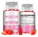 Liposomal Magnesium Threonate High-Potency 3000mg Gummies,Liposomal Enhance 98% Absorption,Magnesium L-Threonate Supplements, Muscle & Bone Wellness for Kids & Adults