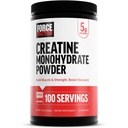 强因子 Creatine 单水合物微粉状500G, 5g 剂量支持肌肉生长、强力、恢复、认知健康与记忆, 不受欢迎, 100种服务, 17.6 Oz