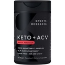 体育研究 → Keto Plus ACV Capsules - 配有500mg的苹果苹果苹果苹果醋和1500mg goBHB® Exrient Ketones - Gluten Free & Keto认证 - 120 Veggie Capsules