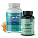 ColonBroom 15 Day Colon Cleanse & Detox Cleanse for Weight Loss + Mushroom Complex (60 Capsules), Powerful Mushroom Blend with Cordyceps, Reishi, Shiitake, Lion’s Mane Extract for Energy, Immunity
