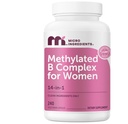 妇女甲基化B类复合物,240种植物卡普苏尔素 活化B类维生素,甲基B12,DIM和Inositol类复合物 14-in-1 生物活性B类维生素