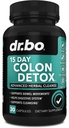 Colon Cleanser Detox for Wight Flush - 15天肠道清洁药丸 & Probiotic - 便秘救济快速天然泻剂 - Bowel Movement supplies for Stomach Bloating, Gut Lost Support