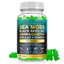 Sea Moss Gummies, Sea Moss, Bladderwrack, Ashwagandha, Burdock Root, Energy, Immune Support, 60 Vegan Gummies