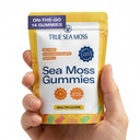 TrueSeaMoss Gummies Sample – 1200mg Irish Sea Moss + Bladderwrack & Burdock Root – Travel-Size, Vegan, Fruity, Gluten-Free – 14 Gummies – Easy On-the-Go Wellness – Made in USA