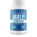 Max Duremax Male BloodFlow Capsules - Improved Formula - Our Best Blood Flow Supplement for Men - Vasodilator Nitric Oxide Blood Flow Circulation and Vein Support Vitamins for BloodFlow 7 Ingredients