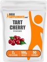 BulkSupplements.com Tart Cherry Powder - Fruit Powder, Tart Cherry Supplements - Antioxidant Source, Gluten Free & No Added Sugar, 2g per Serving, 100g (3.5 oz) (Pack of 1)