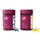 Tally Health Cognitive Lift Bundle - Deep Restorative Sleep & Sharper Memory, Focus & Brain Aging Support with Restore (30-Day Supply, 90 Caps) + Sharpen (30-Day Supply)