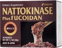 Nattokinase Plus Fucoidan for Circulatory Support, 2500FU Natto,血液循环补充,Odor Free & Easy to take Nattokinase 补充,冲绳 Fucoidan,1个月供应,30个伯爵,1包