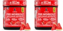 6 星前工作爆炸,Watermeron(30 services) -- -- 男女前工作能源粉补充剂 -- -- 与Creatine&Beta Alanine-Sports 营养产品混合饮料,(第2包)