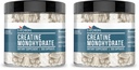 土生元素 Creatine 单水合物 200 Capsules, Pure & Undiluted, no Additives (Pack of 2)
