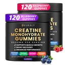 男性和女性的克里坦单水合物,9000MG Creatine Gummys 无糖 - BCAA 2:1, B12 B6 男靴强度,焦点和耐力,Vegan,非GMO