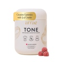 Arae Tone Gummys – Creatine Monohydrate for Women – 支持精益肌肉,强力与复苏 – 混合贝里火焰 – 60 Counter