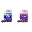 OLLY 超强睡眠 5mg Melatonin 50cmt & 休息睡眠 Melatonin Gummy 50cmt - 黑莓 Zen - L- Theanine, Chamomile & Lemon Balm 睡眠援助