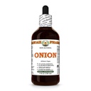 Onion (Allium Cepa) Dry Bulb Glycerite, All Natural, Vegan, Lab Tested Alcohol-Free Liquid Extract - 4 fl.oz