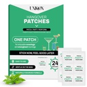 Recovery Patches 24 Pack, 100% Natural Ingredients Party Recovery Patch with Skin-Friendly & Waterproof Design, Strong Adhesive Party Patch for Secure Fit, Enhanced Morning Formula