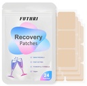 24 Pack Party Care Patches, Hangover Patch - Skin-Friendly Self-Adhesive Patches, Natural Ingredients, Long Lasting Sticky Design for Daily Party Recovery & Refresh