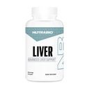 NutraBio Liver补编 - 高级肝脏支持抗氧化剂,Milk Thetle Liver Detox, Glutathione, Tudca - 推广肝脏清洁除毒和修理 - 90个卡普尔