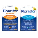 Florastor Digestion and Immunity Boost Bundle for Men & Women with Saccharomyces Bouldari - 30 ct. Probiotic for Digestive & Immune Health + 30 ct. Immunity Boost & Support Daily Probiotic