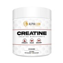 ALPHA LION CREATINE 单水合物粉, 5000mg per service(5g), 支持肌肉力量, 力量, 运动性能,纯 Creatina Monohydrata en Polvo 补充(60 services, 不受欢迎)