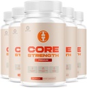 (5 Pack) Core Strength - Core Strength Capsules Premium Advanced Formula All Natural Ingredients Maximum Strength Support Daily Pills for Health and Wellness Reviews, 300 Capsules for 5 Months