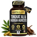 Earth Elixir Fadogia Agrestis & Tongkat Ali for Men & Woman – Natural Testosterone Supplement for Men - Made in USA & 3rd Party Tested – Strength, Energy & Vitality - Longjack – 3 Month Supply