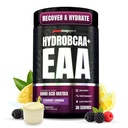 HydroBCAA 基本氨基酸粉、黑莓柠檬汁 -- -- 配有BCAA、EAAs和供水分和回收用的电解剂 -- -- 无兴奋剂、无豆和无胶 -- -- 30种
