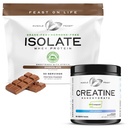 肌肉单质 + Creatine 包: 1 Whey 蛋白质单质(Chocolate, 2lb) + 1 Creatine Powder(不香, 300g) → Premium 补充品,蔬菜, Gluten Free