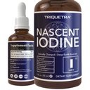 Nascent Iodine Supplement, 400 Servings, Glass Bottle, Vegan