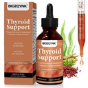 Thyroid Support Liquid Drops – Multi-Nutrient & Herbal Balance Formula with Iodine, Selenium, Zinc, Ashwagandha, Schisandra & Kelp – Metabolism, Energy & Focus Support – 2 fl oz (60 mL)