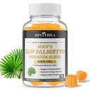 Saw Palmetto for Men Gummies, Extra Strength DHT Blocker for Men, with Pumpkin Seed Oil & Biotin, Support Prostate, Urinary Health & Hair Growth, Hormone Balance, Sugar Free, Vegan, Orange Flav, 60ct
