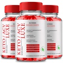 Keto Luxe + Gummies, Keto Luxe ACV Keto Supplement Gummies - Maximum Strength, Keto+ ACV Gummys, All Natural Support Formula Keto+ACV Advanced Formula, Keto Luxe Gummy Reviews (3 Pack)