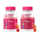 SmartyPants Women’s Complete Wellness Bundle: Multivitamin + Women’s 50+ Gummies with Omega-3, CoQ10, Methylfolate, Vitamins D3, B12, C, A & Zinc – Gluten Free, 90 Count Each (2-Pack)