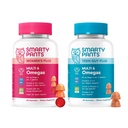 SmartyPants Mother & Son Daily Nutrition Bundle: Women’s + Teen Guy Multivitamin Gummies with Omega-3, Methylfolate, Vitamins D3, B12, A & Zinc – Gluten Free, Non-GMO, 90 & 60 Count (Pack of 2)