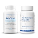 Biotics Research FC-Cidal Herbal Blend for Digestive & Immune Support + Saccharomyces boulardii Probiotic for GI Health – 120 Caps & 60 Caps