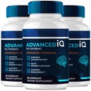 高级IQ脑辅助记忆和焦点卡普勒斯 高级IQ脑内存 Pills for Brain - 最大强度 全部自然公式 Nootropic Pills 高级IQ健康支持审查(3 Pack)