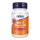 现在食品 MK-7 维生素 K-2 100 mcg Veg Capsules, 60 Counter(3 Pack)